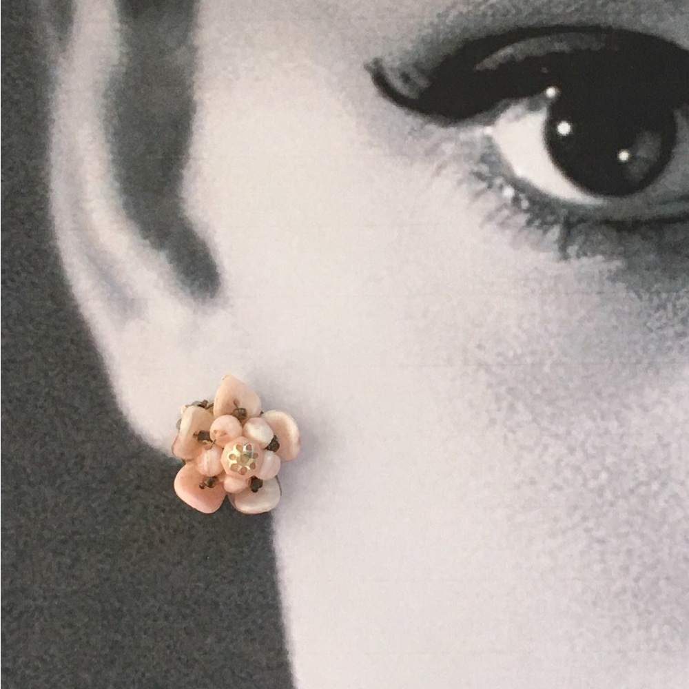 Floral Pink Earrings